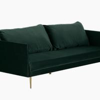 Divano letto velluto verde westwing