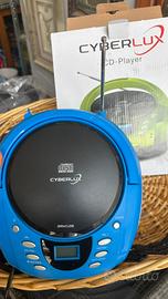 Cyberlux CD Boombox - Stereo portatile CD/MP3/USB