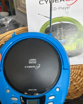 Cyberlux CD Boombox - Stereo portatile CD/MP3/USB
