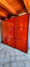 Armadio moderno 270 cm, 3 moduli, ante 90 cm