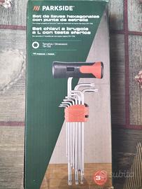 Set Chiavi Brugola L Parkside nuovo Sigillato 