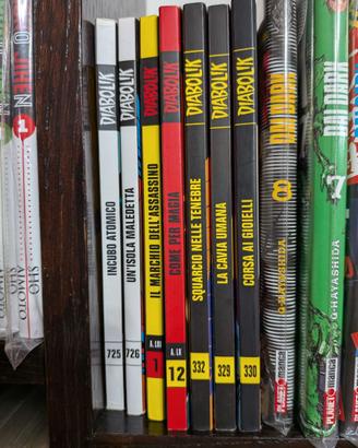 Diabolik, set fumetti