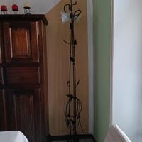 Piantana stile floreale metallo