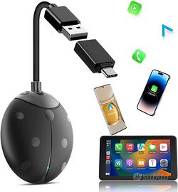 Adattatore Wireless 2 in 1 per Carplay & Android