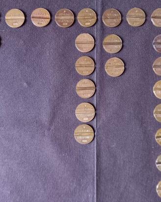 Gettoni telefonici anni 60 - 80