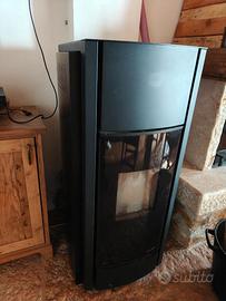 Stufa a pellet Palazzetti con due canalizzazioni