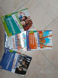 libro ensemble grammaire francese scuola media