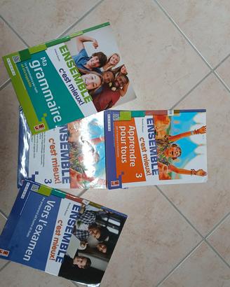 libro ensemble grammaire francese scuola media
