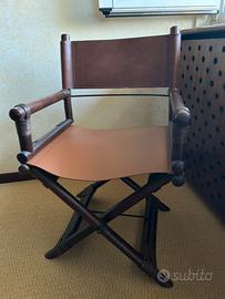 COPPIA SEDIE DA REGISTA ANNI 60 LYDA LEVI