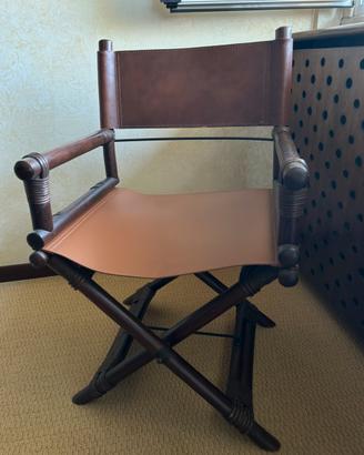 COPPIA SEDIE DA REGISTA ANNI 60 LYDA LEVI