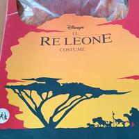 vestito di carnevale re leone 
