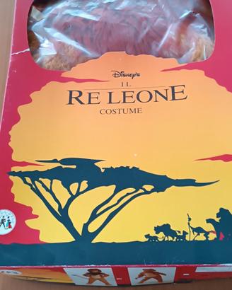 vestito di carnevale re leone 