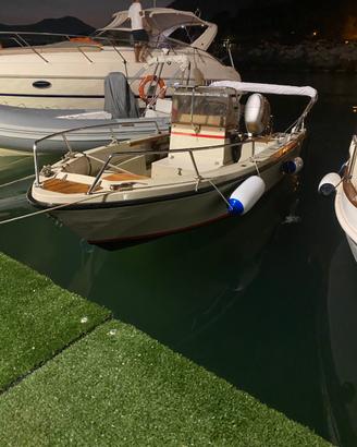 Barca, motore e carrello.