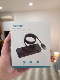 Hub 4 porte USB 5 in 1 