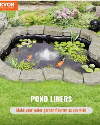 telo per laghetto artificiale