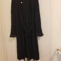 vestaglia nera da donna