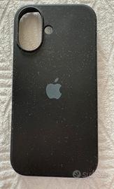 Cover iPhone 16 nera nuova mai usata