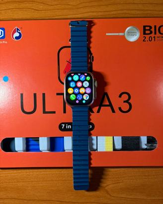 Smart Watch Ultra 7 in 1 blu
