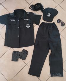 vestito da poliziotto swat