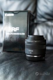 Obiettivo RF 35 mm f 1.8 come nuovo