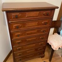 Settimino in legno massello antico