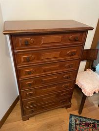 Settimino in legno massello antico