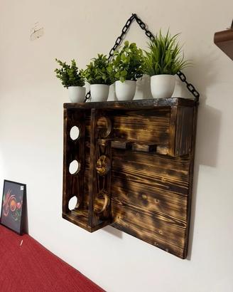 Portabottiglie in legno Home made
