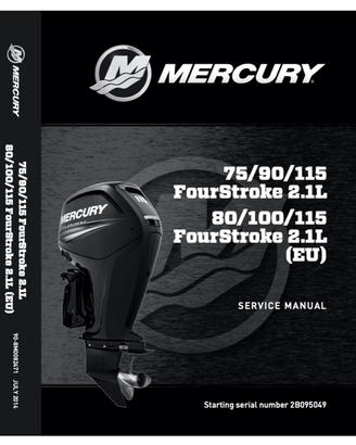 Mercury 115 manuale manutenzione, Service