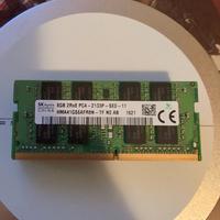 8GB 2Rx8 Pc4 2133P DDR4