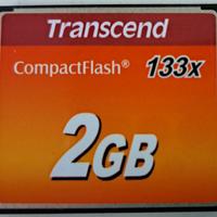 Compact Flash 2GB Transcend 133x Transcend Peak