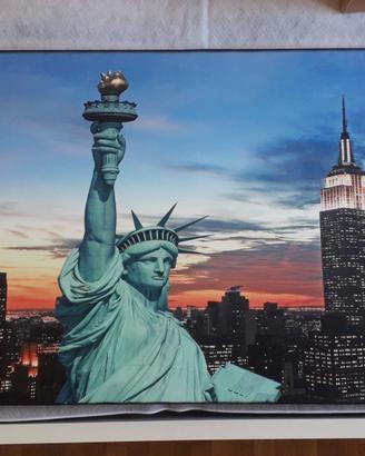 Quadro stampa su tela 143 x 77 New York