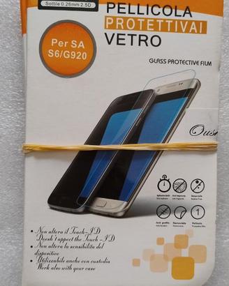 5 pellicole vetro temperato Samsung S6