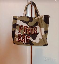 borsetta a spalla in tela Pinko
