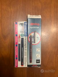 Rotring Rapidoliner e Staedtler Marsmagno 2