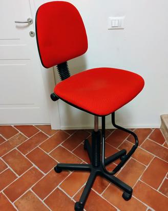 sedia regolabile per pittore o disegnatore
