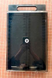 Custodia in plastica porta 40 cassette musicali