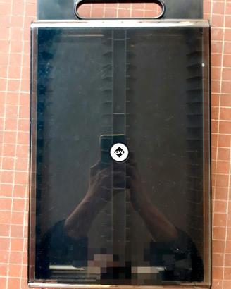 Custodia in plastica porta 40 cassette musicali