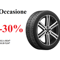 Cerchio a 6 razze 20" Mercedes-Benz GLA GLB Nero