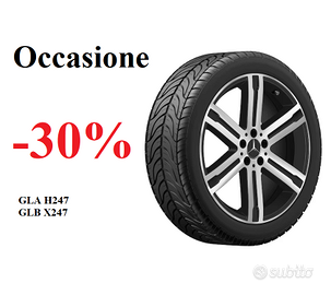 Cerchio a 6 razze 20" Mercedes-Benz GLA GLB Nero