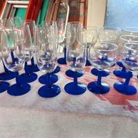 SERVIZIO BICCHIERI BASE BLU 33 PZ.