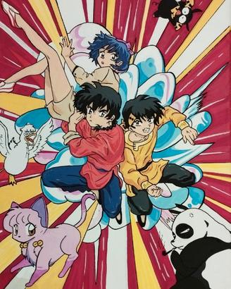 Dipinto acrilico su tela - Fan Art Ranma Quadro