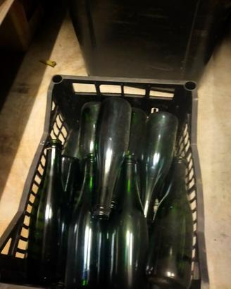 100 bottiglie da vino pesanti 