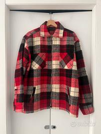 Giacca-camicia Pegador  a Quadri Rossa/Nera Tg. M