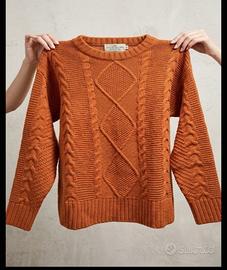 Maglione giallo donna