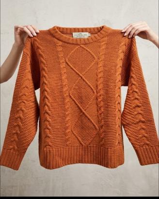 Maglione giallo donna