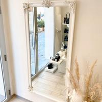 SPECCHIO MAISONS DU MONDE, DA PARETE,BIANCO,GRANDE
