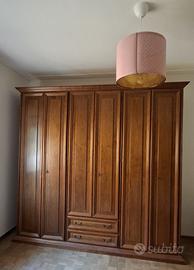 Armadio in noce massello 3 blocchi – 240x260x65 cm