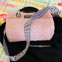 Borsa ARMANI Mano Tracolla in Pelle in Rosa