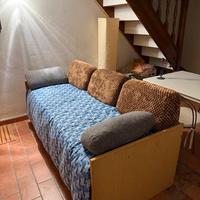 Divano letto in legno con rete estraibile 🔝