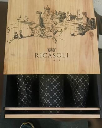 Cassa Legno 6x Ricasoli CeniPrimo 2020 vino